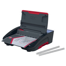 GBC WireBind WB15E Wire Binding Machine black / silver / red GBC WireBind WB15E Wire Binding Machine black / silver / red