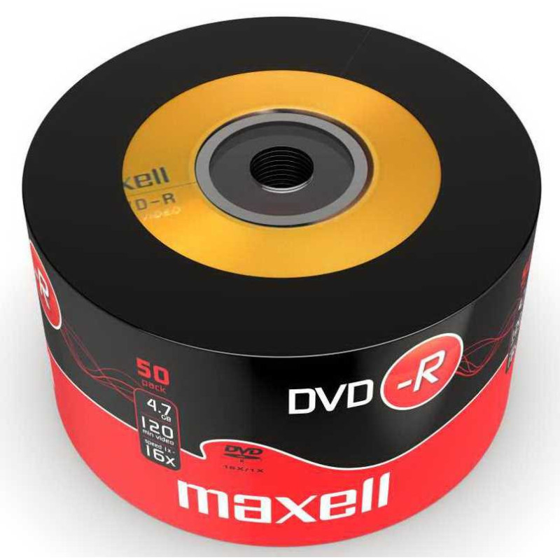 MAXELL DVD-R 4.7GB 16x 50-pack (275732.40.TW)