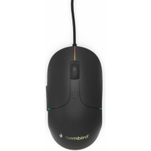 Gembird MUS-UL-02 šviečiantis didelis juodas