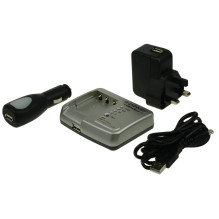 Duracell 2-Power DRCLPE6NH charger for camera batteries / USB power supply