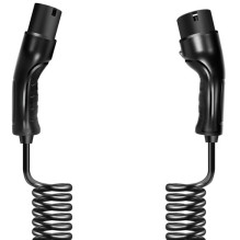 LogiLink Elektroauto Ladekabel / electric car charging cable Typ 2 Spiral 22kW 3P 32A 5m Black + Tasche LogiLink Elektroauto Ladekabel / electric car charging cable Typ 2 Spiral 22kW 3P 32A 5m Black + Tasche