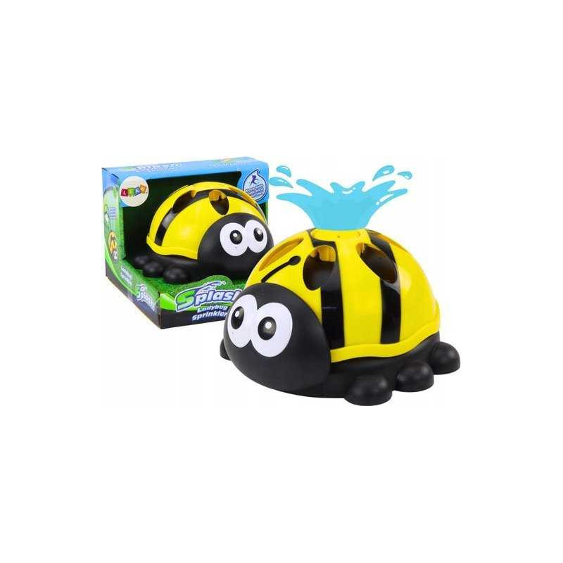 LEAN Toys Sodo laistytuvas „Ladybug“ vandens fontanas, geltonas
