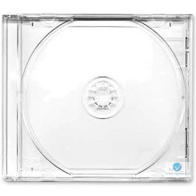 Omega CD dėžutė Jewel, skaidri