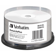 Verbatim BD-R DL 50GB 6x 25pcs