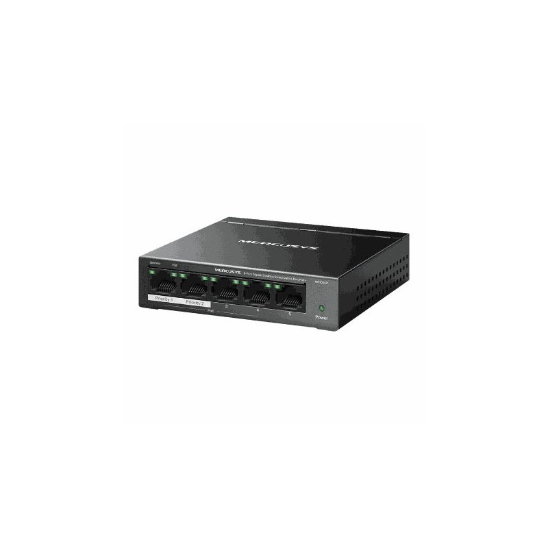 Mercusys MS105GP Switch 4-Port PoE+