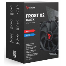 Savio Frost X2 Black 120mm CPU Cooler