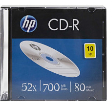 HP CD CD-R 700 MB 52x 10 vnt.