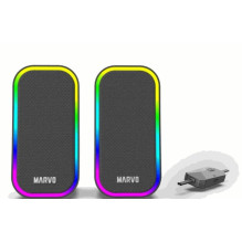 Marvo HAVOC 20BK RGB juodas Marvo HAVOC 20BK RGB juodas