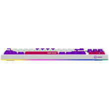 Lorgar KBP70TKLW, Wireless TKL Mechanical Gaming Keyboard Pro White / Purple