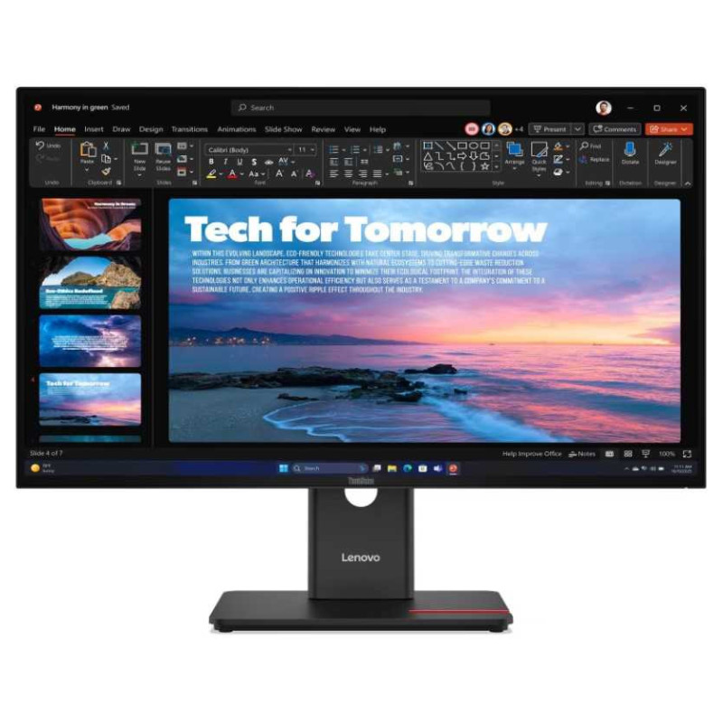 Lenovo ThinkVision T27QD-40 27 colių IPS 16:9 monitorius