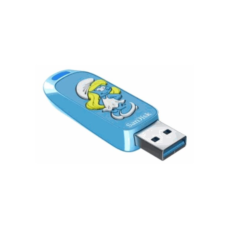 Sandisk 256GB Smurfs USB 3.2 mėlyna