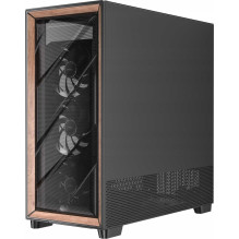 Antec Flux Pro EUV juoda / medinė ausinė Antec Flux Pro EUV juoda / medinė ausinė