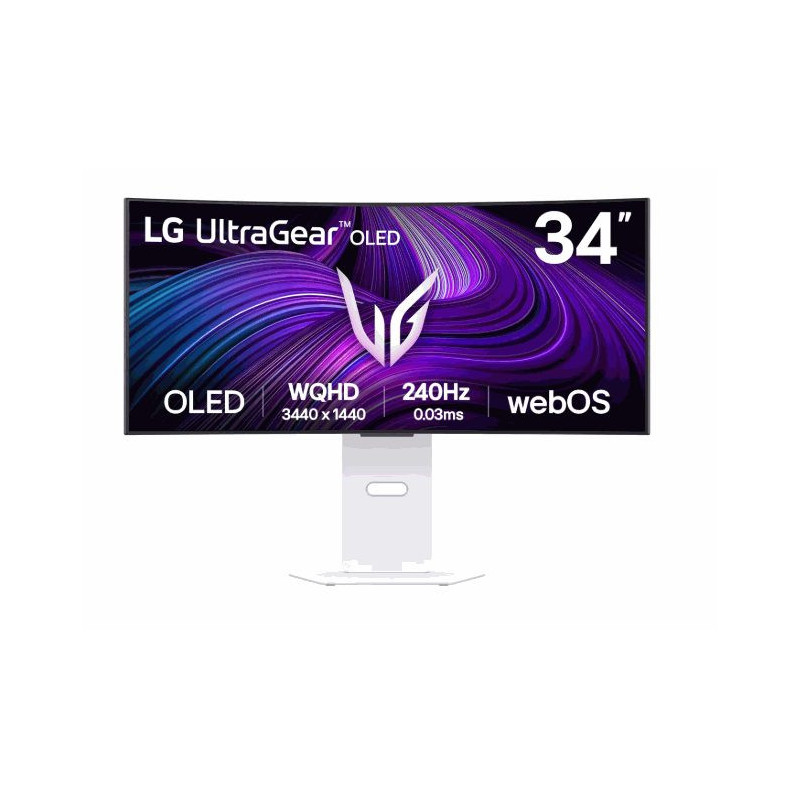 LG UltraGear 34GX90SA 34 colių OLED WQHD 240Hz 1ms monitorius