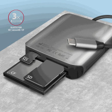 Axagon CRE-S3C SuperSpeed USB-C UHS-II reader Axagon CRE-S3C SuperSpeed USB-C UHS-II reader