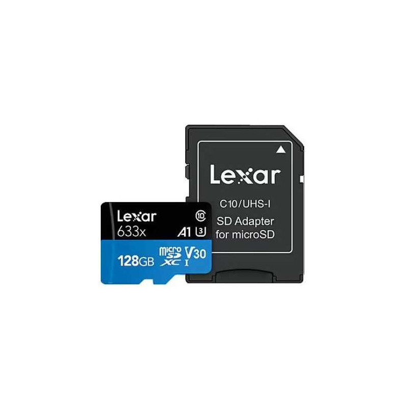 Lexar Micro SDXC 128GB 10 klasė LMSBLPL128G-BNANG