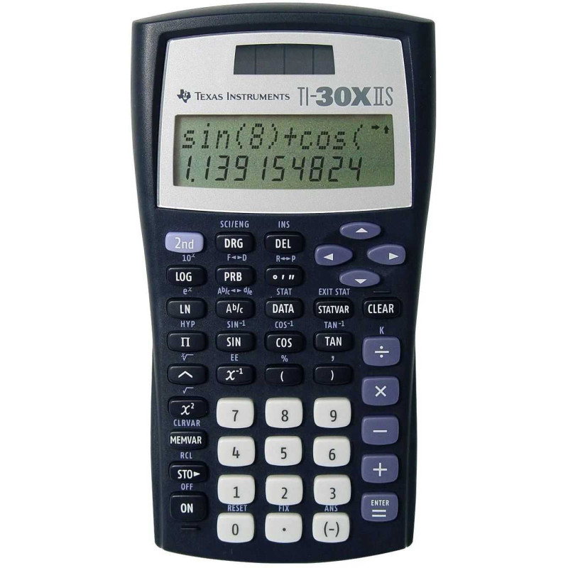 Texas Instruments 30X II saulės energija