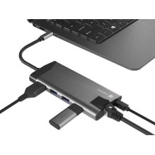 Natec NMP-1690 USB-C HDMI Grey
