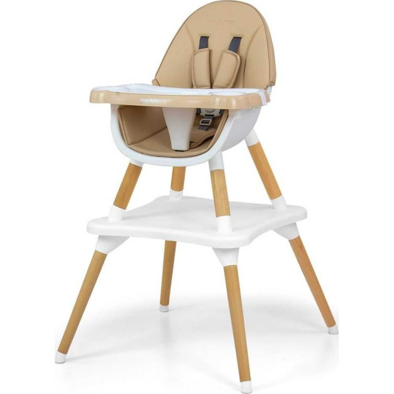 Milly Mally Milly Mally Aukšta kėdutė 2w1 Malmo Beige