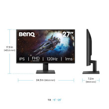 Monitorius - BenQ GW2790P 27″ IPS "Full HD" 120 Hz, juodas Monitorius - BenQ GW2790P 27″ IPS "Full HD" 120 Hz, juodas