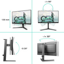 „Philips 25M2N3200U / 00“ greitas IPS 16:9 tamsiai pilkas