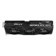 PNY GeForce RTX 5070 su trimis ventiliatoriais, 12 GB GDDR7, 192 bitų atmintimi