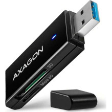 „Axagon CRE-S2N“ išorinis kortelių skaitytuvas USB 3.2, juodas