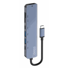 Savio Hub AK-82 USB-C HDMI...