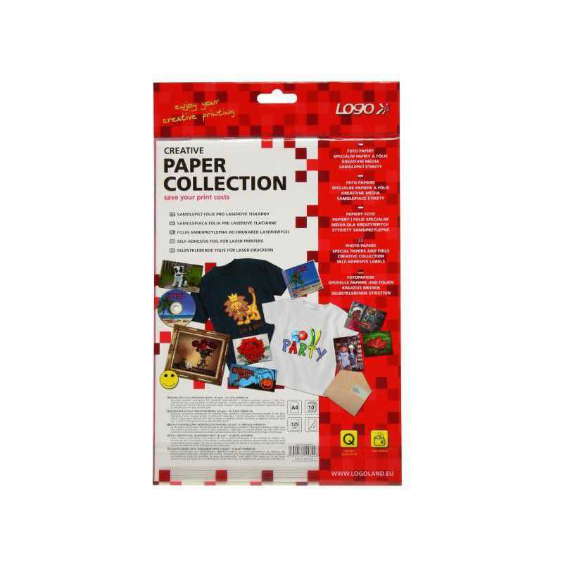 Logo Self-adhesive logo foil A4 125 g / m2 10pcs