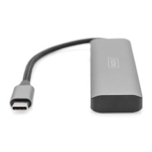 DIGITUS Hub USB-C 3.1 grey
