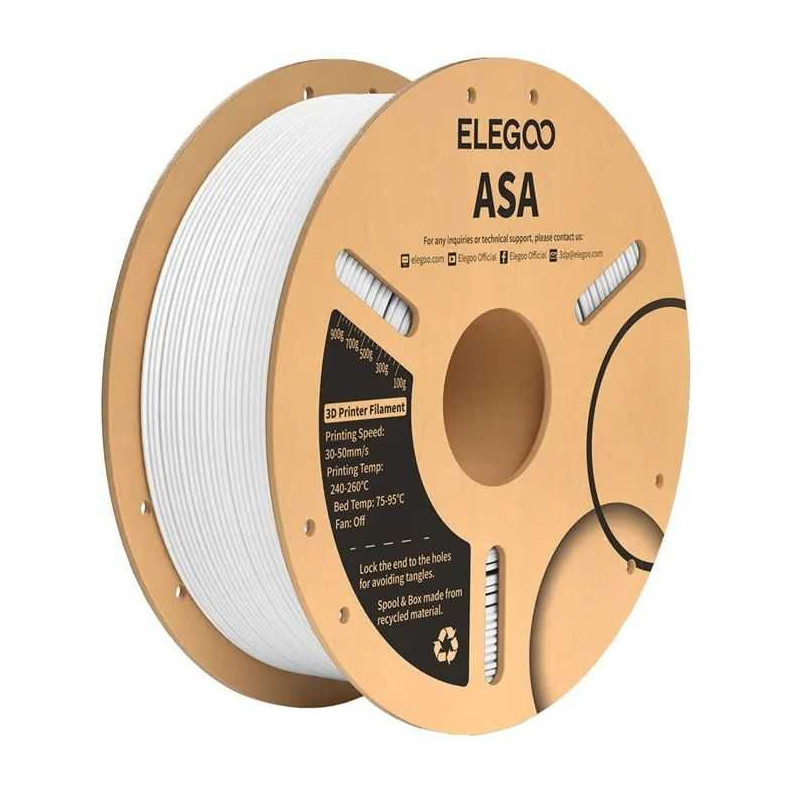 Elegoo ASA Filament White 1kg