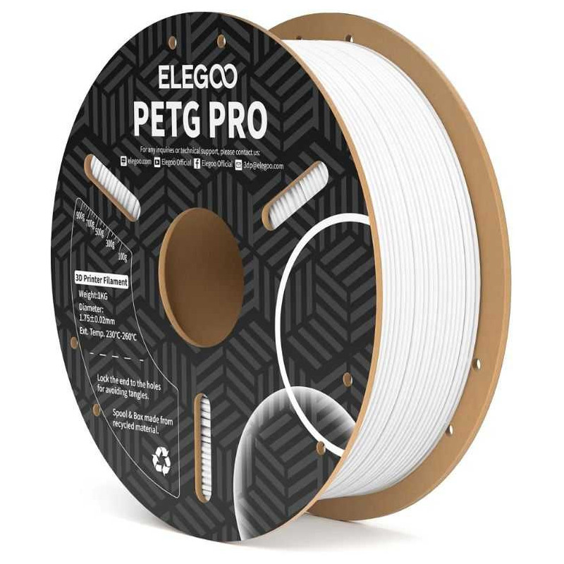 Elegoo Filament PETG Pro White 1kg
