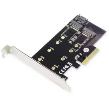 DIGITUS M.2 NGFF / NVMe SSD PCI Express 3.0 (x4) Add-On Card