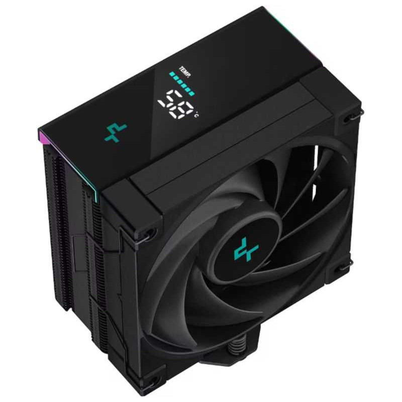 „Deepcool AK400 Digital SE 120mm“ procesoriaus aušintuvas, juodas (R-AK400-BKADMN-GJD)