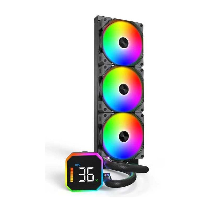 Montech HyperFlow Digital 360 120mm Liquid Cooler Black