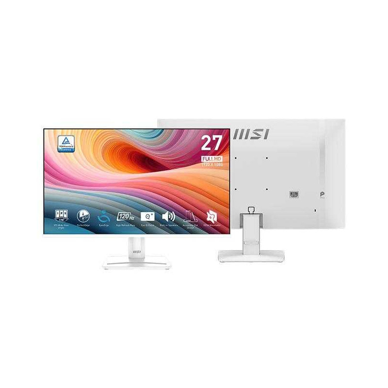 MSI Pro MP275W E2 27" IPS FHD 120Hz 1ms 16:9 baltas monitorius
