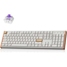 Keychron K10H-Q1 Wood White...