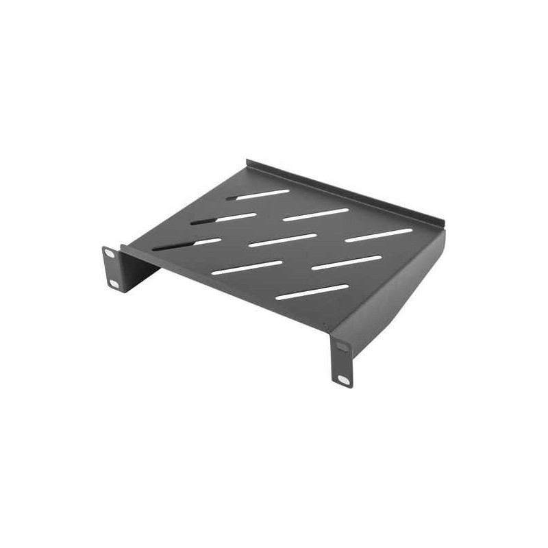 Lanberg AK-1012-B 1U Lanberg fixed shelf black