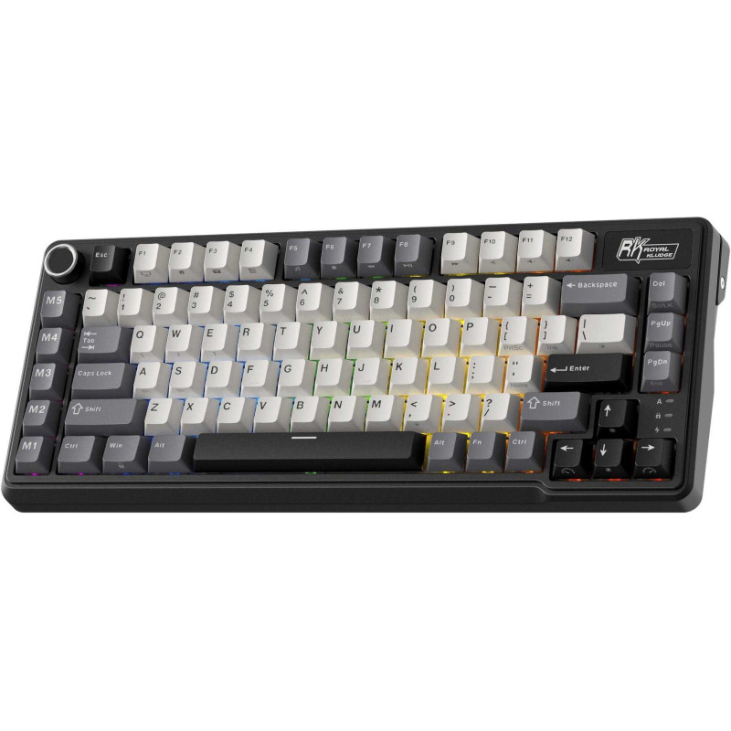 Royal Kludge RK L75 Knight Black Cream Switch (US)