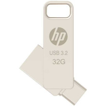 HP 32GB x206C USB-C 3.2 HPFD206C-A-32 Silver HP 32GB x206C USB-C 3.2 HPFD206C-A-32 Silver