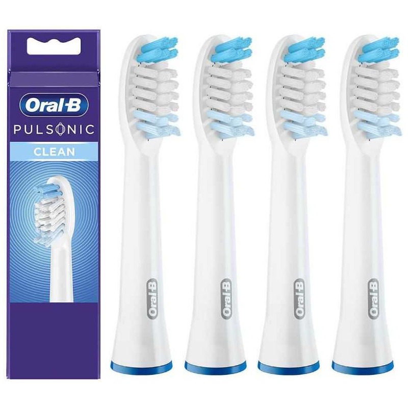 Braun keičiamos galvutės Pulsonic Clean 4 White