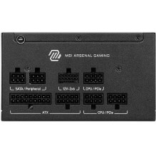MSI MAG A650GLS 650W Juoda