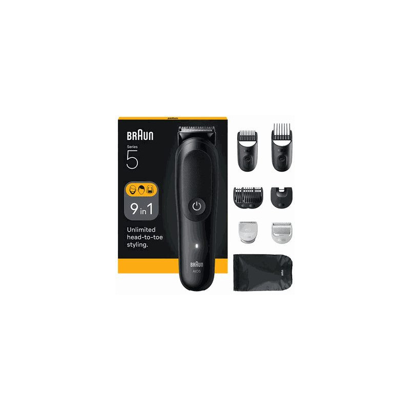 Braun Braun Series 5 All-In-One Style Kit AIO5540, Hair Clipper Black, 9-in-