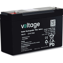voltage VE6-12 6V 12Ah