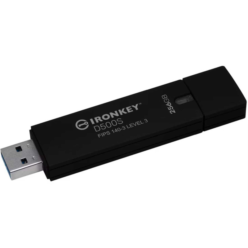 Kingston 256GB IronKey D500S USB-A Black