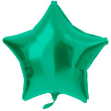 Folat Foil Balloon "Star" 48cm Matte Green Metallic