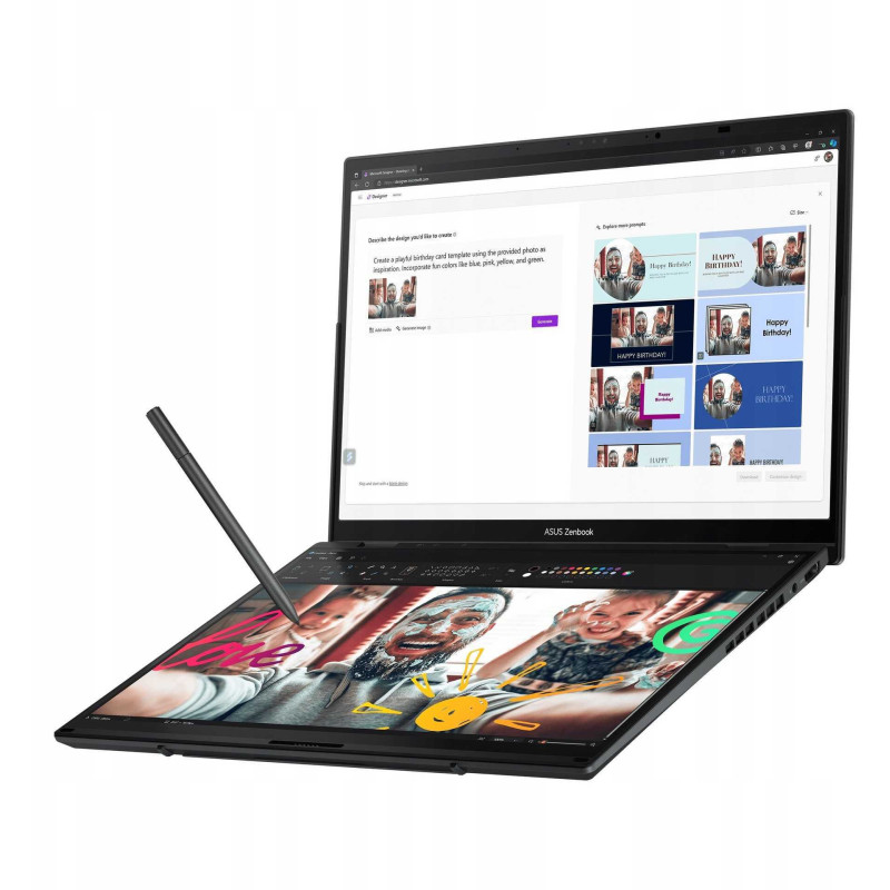 Asus ZenBook Duo UX8406CA-QL121W 14 OLED 255H 32GB 1SSD EN W11 Black