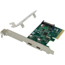 Conceptronic EMRICK13G 2-Port USB 3.2 2-os kartos C tipo PCIe plokštė
