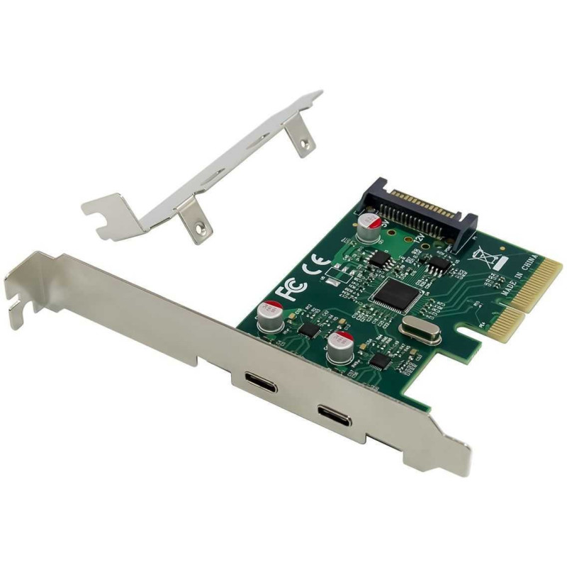 Conceptronic EMRICK13G 2-Port USB 3.2 2-os kartos C tipo PCIe plokštė