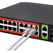 Qoltec 52292 16xRJ45 2xRJ45...