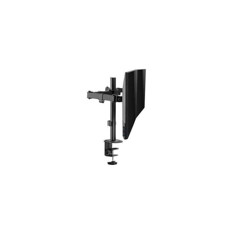 EQUIP 650157 17"-32" Articulating Dual Monitor Desk Mount Bracket, Black
